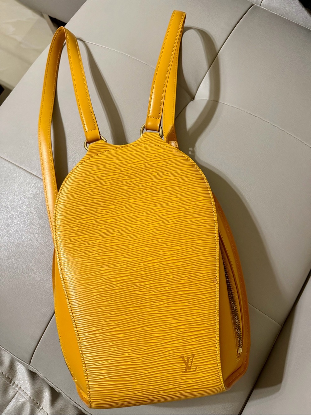 Louis Vuitton Yellow Epi Leather Mini Backpack